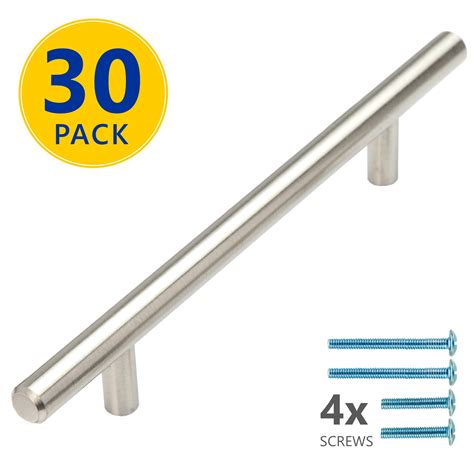 kitchen cabinet stainless steel handles|kitchen cabinet pulls 30 pack.